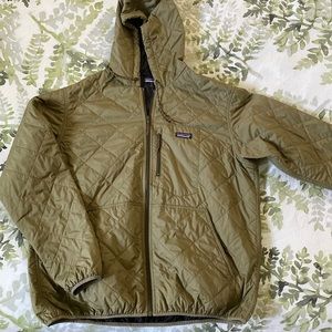 Patagonia Diamond Quilted Insulated Bomber Hoodie - Men's